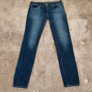 American Eagle Outfitters Women’s Blue LowRise Jegging Skinny Jeans Size 10 Long